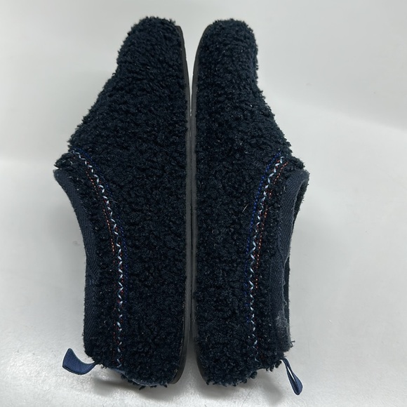 Bombas Sunday Sherpa House Slippers Shoes Fuzzy Warm Navy Blue Men's Size 11 - Picture 5 of 8